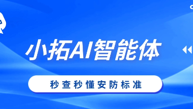 安防標(biāo)準(zhǔn)太多太復(fù)雜？小拓AI智能體：讓國標(biāo)、行標(biāo)、地標(biāo)秒查秒懂！